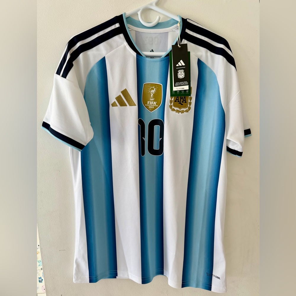 Adidas original Argentina Home 2026 Light Blue and White Soccer Jersey
